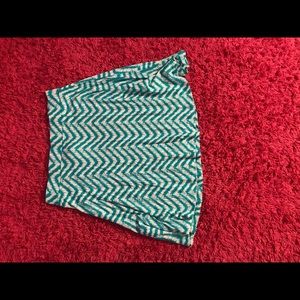 Turquoise & White Summer Skirt